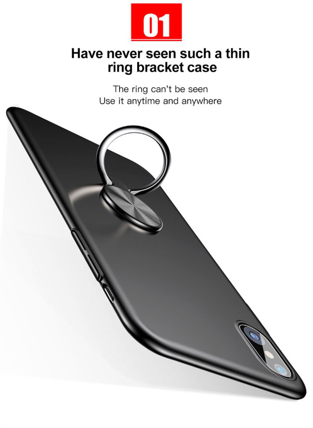 เคส iPhone X เคสแหวน iRing มีแหวนด้านหลัง